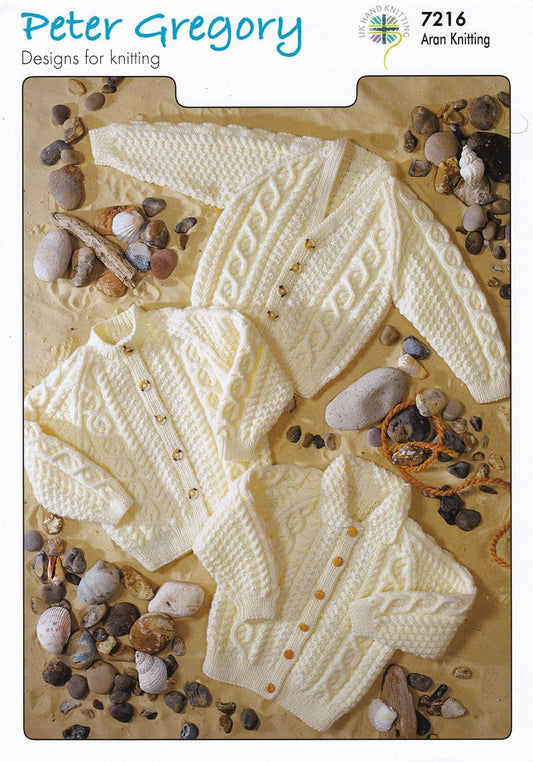 Peter Gregory 7216 Knitting Pattern
