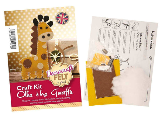Ollie Giraffe Felt Kit