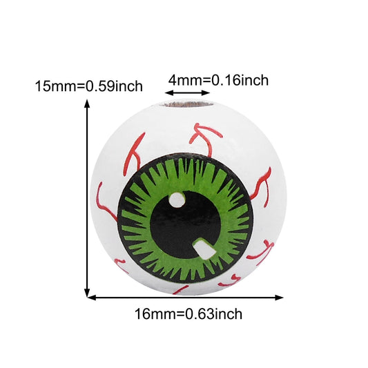 Wooden Beads Eyeball