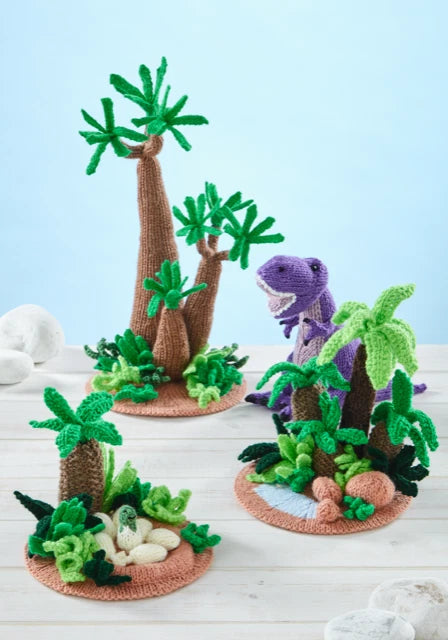 King Cole Knitting Book Dinosaur Land Book 1