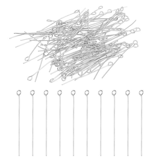 Eye Pins - Stainless Steel - Jewellery - Colour Silver