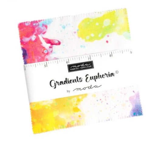 100% Cotton Charm pack - Gradients Euphoria - Moda - 5" Squares