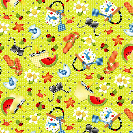 100% Cotton Celebrate Summer - Henry Glass