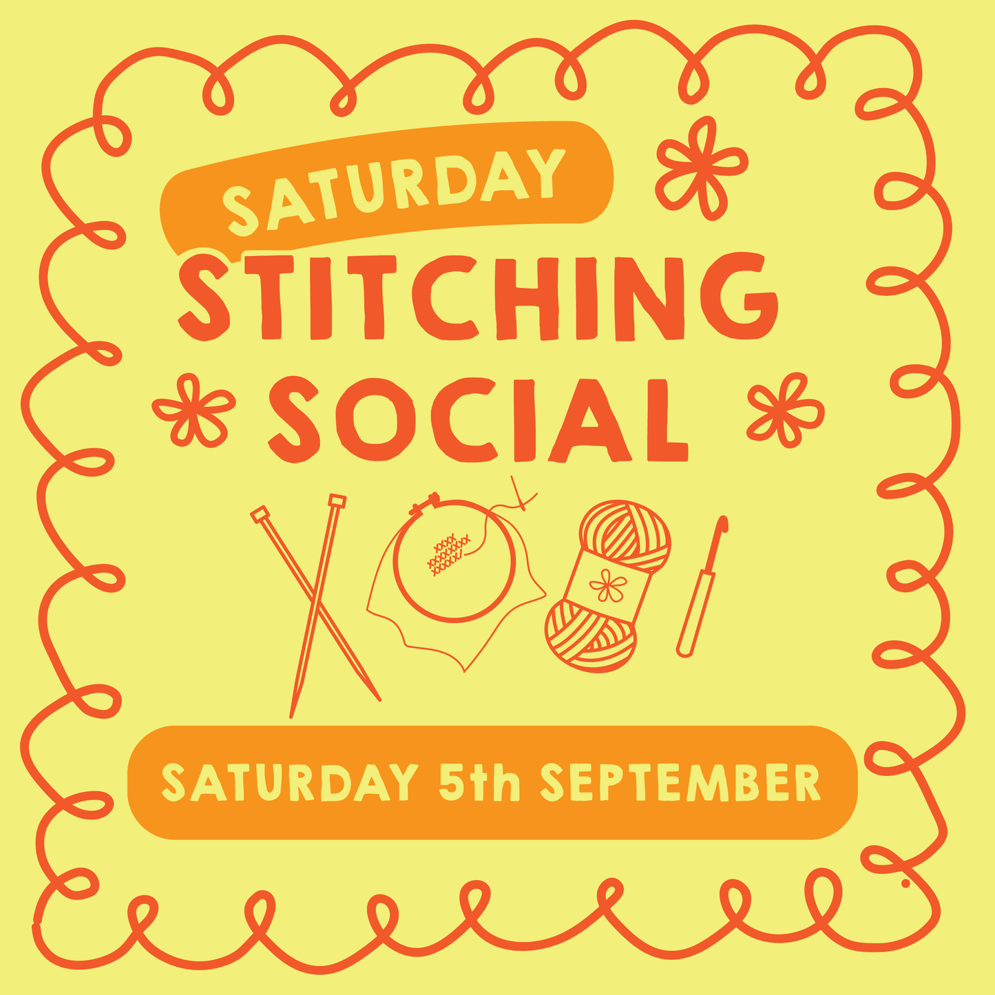 Saturday 5th September - Saturday Social Ticket