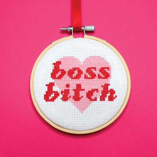 Boss Bitch Cross Stitch Kit