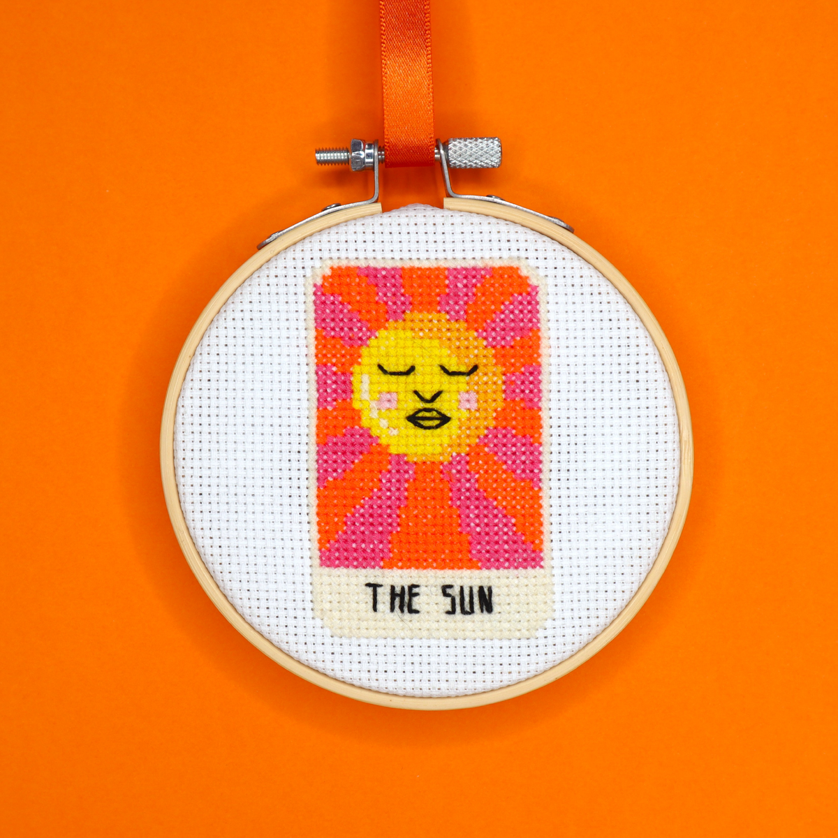 The Sun Tarot Card Cross Stitch Kit
