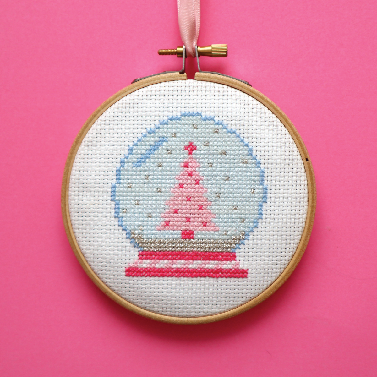 Snow Globe Cross Stitch Kit