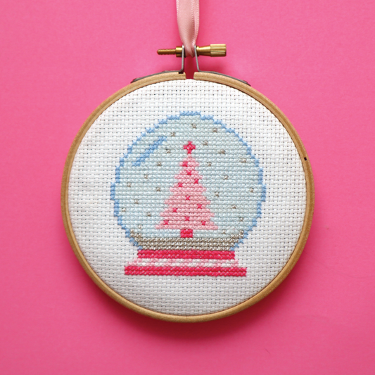 Snow Globe Cross Stitch Kit