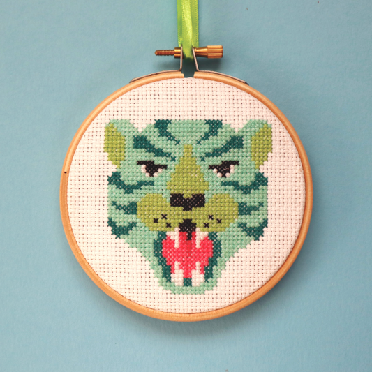 Tiger Cross Stitch Kit