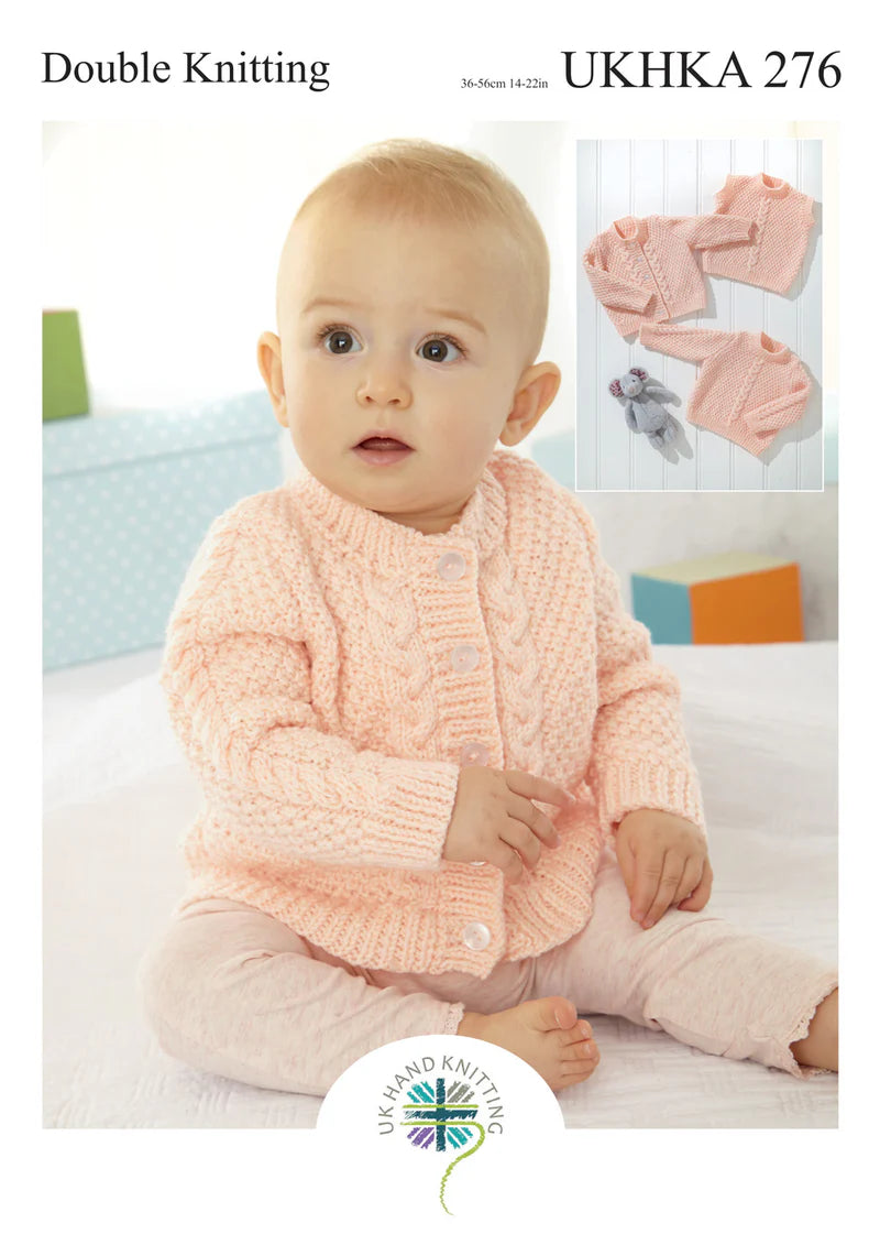 UKHKA 276 Knitting Pattern Double Knitting