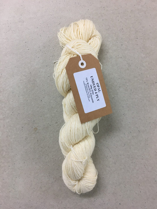 Undyed Sock Weight Yarn 4ply