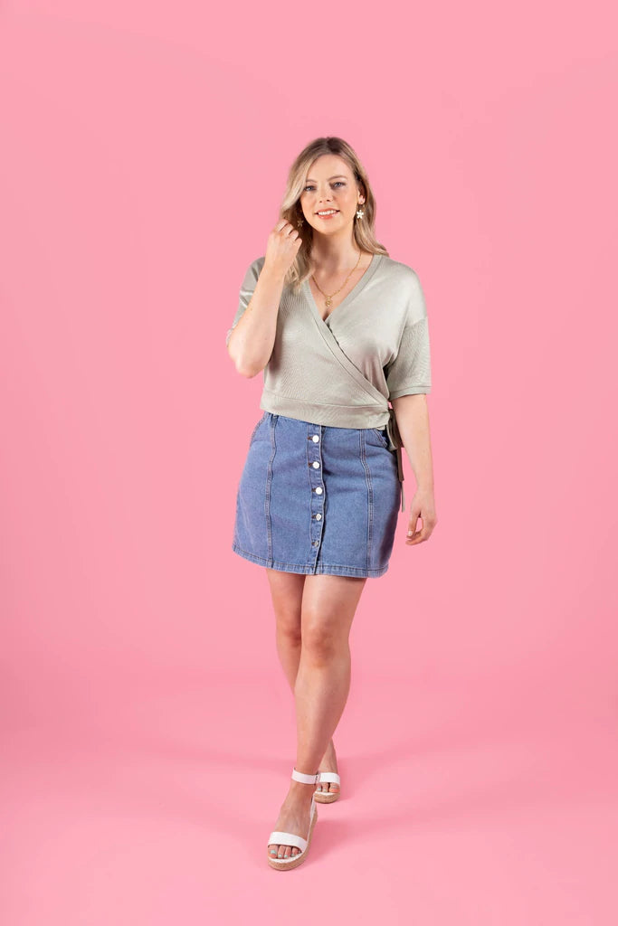 Ladies Wrap Cardigan Pattern - Pearl From Tilly And The Buttons