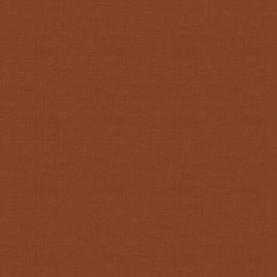 100% Cotton Linen Texture - Rust By Makower