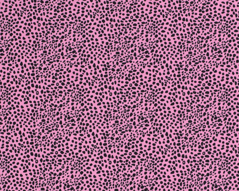 SALE Cotton Jersey Cheetah Spot - Pink