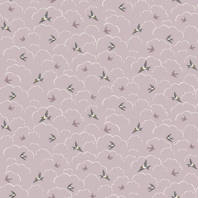 100% Cotton Swallows by Makower