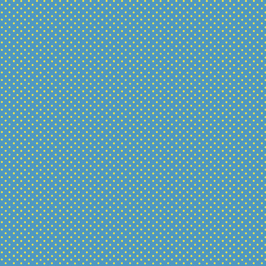 100% Cotton Spot - Blue By Makower