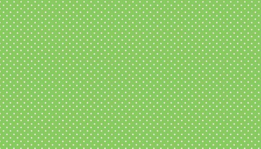 100% Cotton Spot - White Spot on Green By Makower
