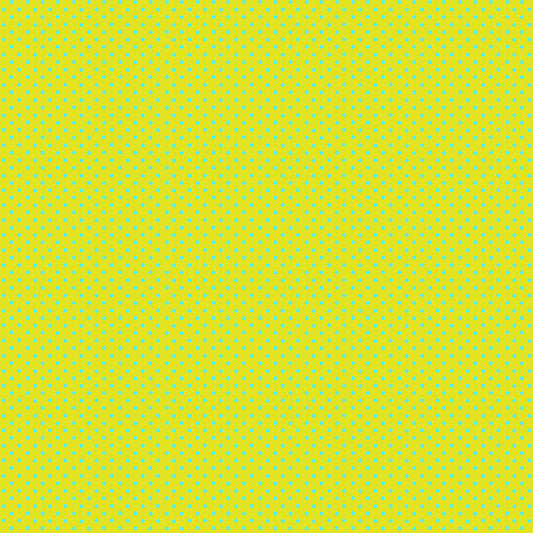 100% Cotton Spot - Lime By Makower