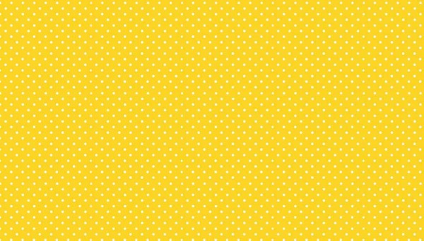 100% Cotton Spot - White Spot on Yellow By Makower