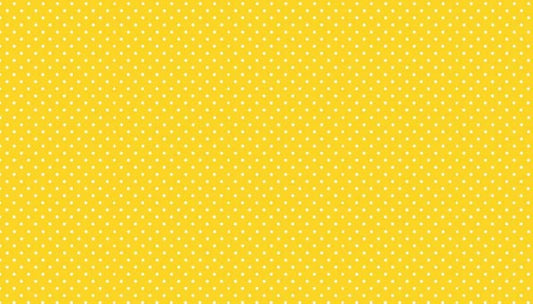 100% Cotton Spot - White Spot on Yellow By Makower