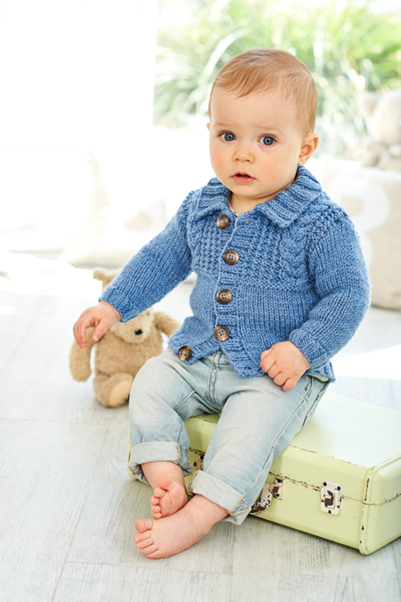 Stylecraft 9345 Aran Cardigans and Hat