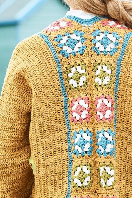 Stylecraft 9966 Crochet Granny motif Cardigans DK