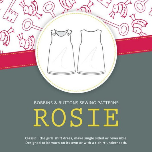 Girls Dress Pattern - Rosie From Bobbins and Buttons