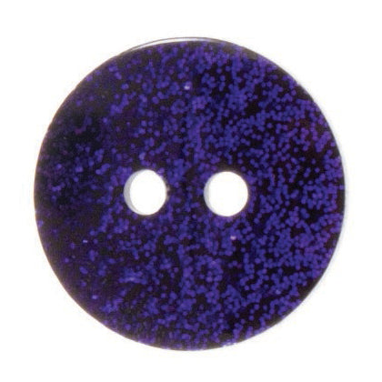 Glitter Shiny Buttons Purple 18mm
