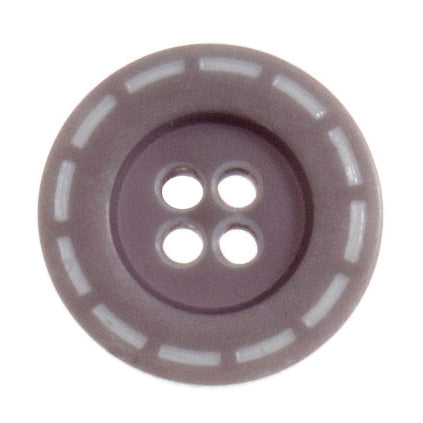 Stitched Edge Button 18mm