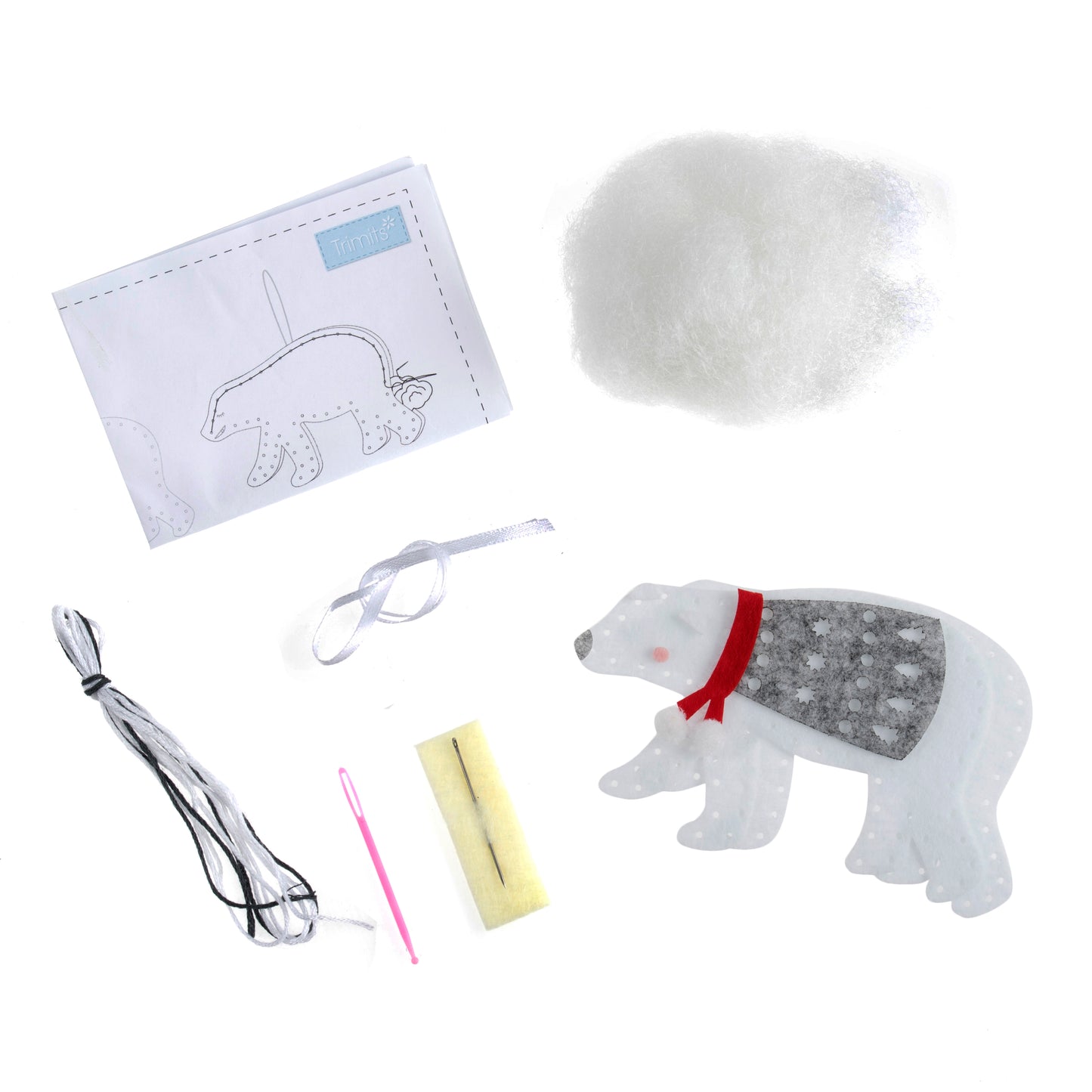 Felt Decoration Kit - Polar Bear