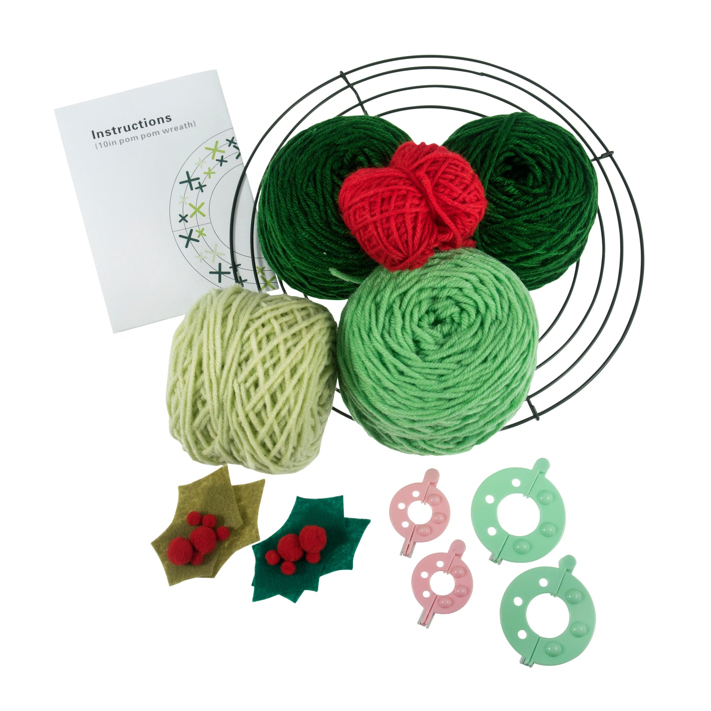 PomPom Wreath Kit