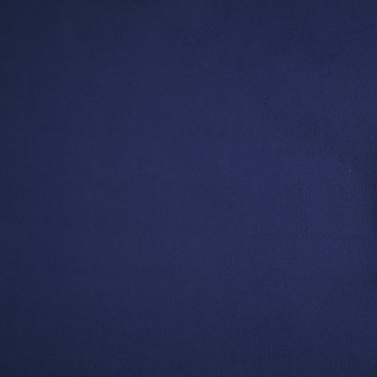 100% Cotton Poplin in Plain Navy