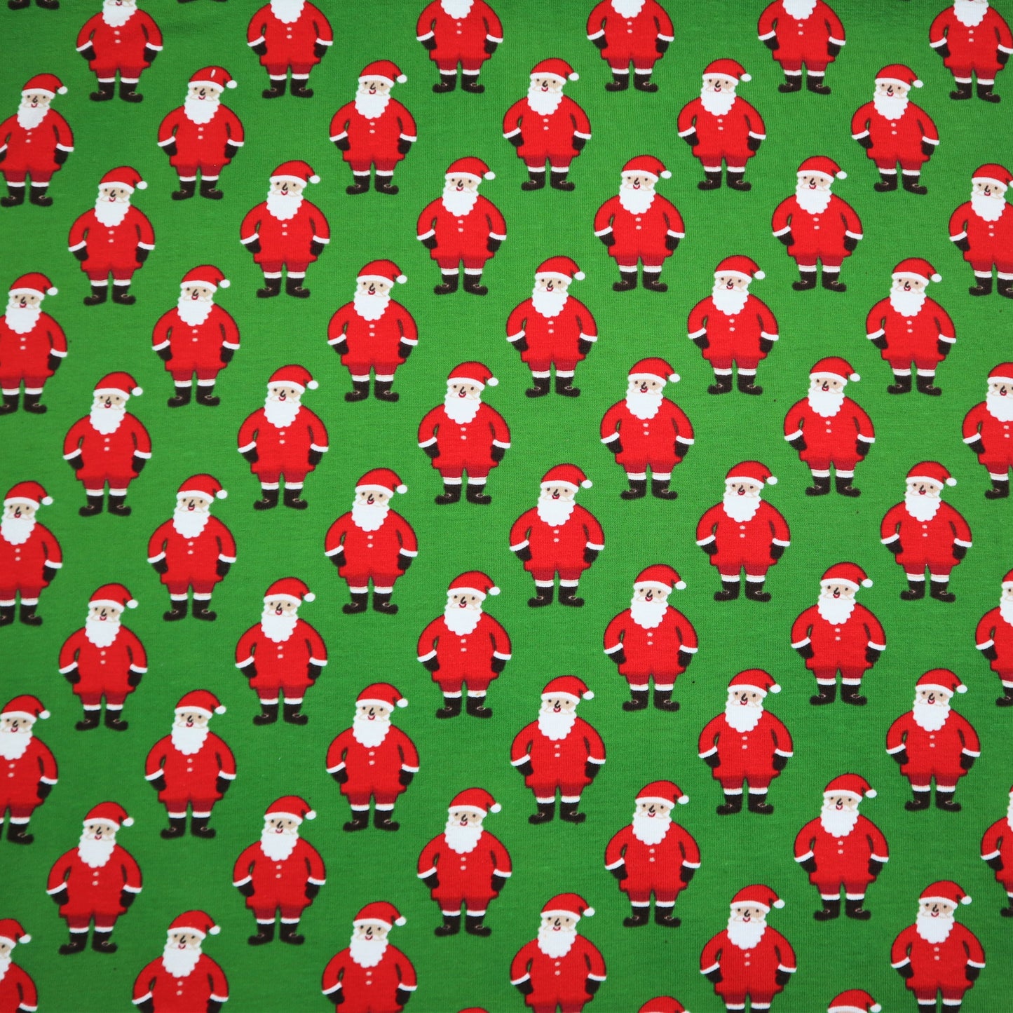 Cotton Jersey in Santa Claus Print