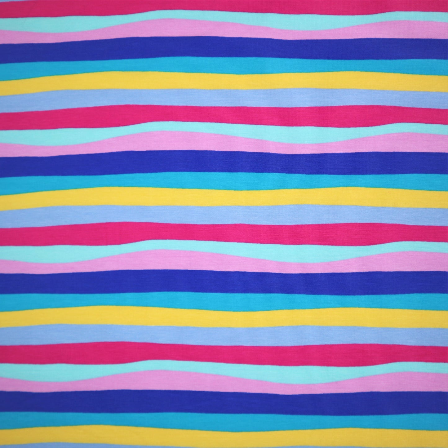 SALE Cotton Jersey in Pastel Multicoloured Stripes