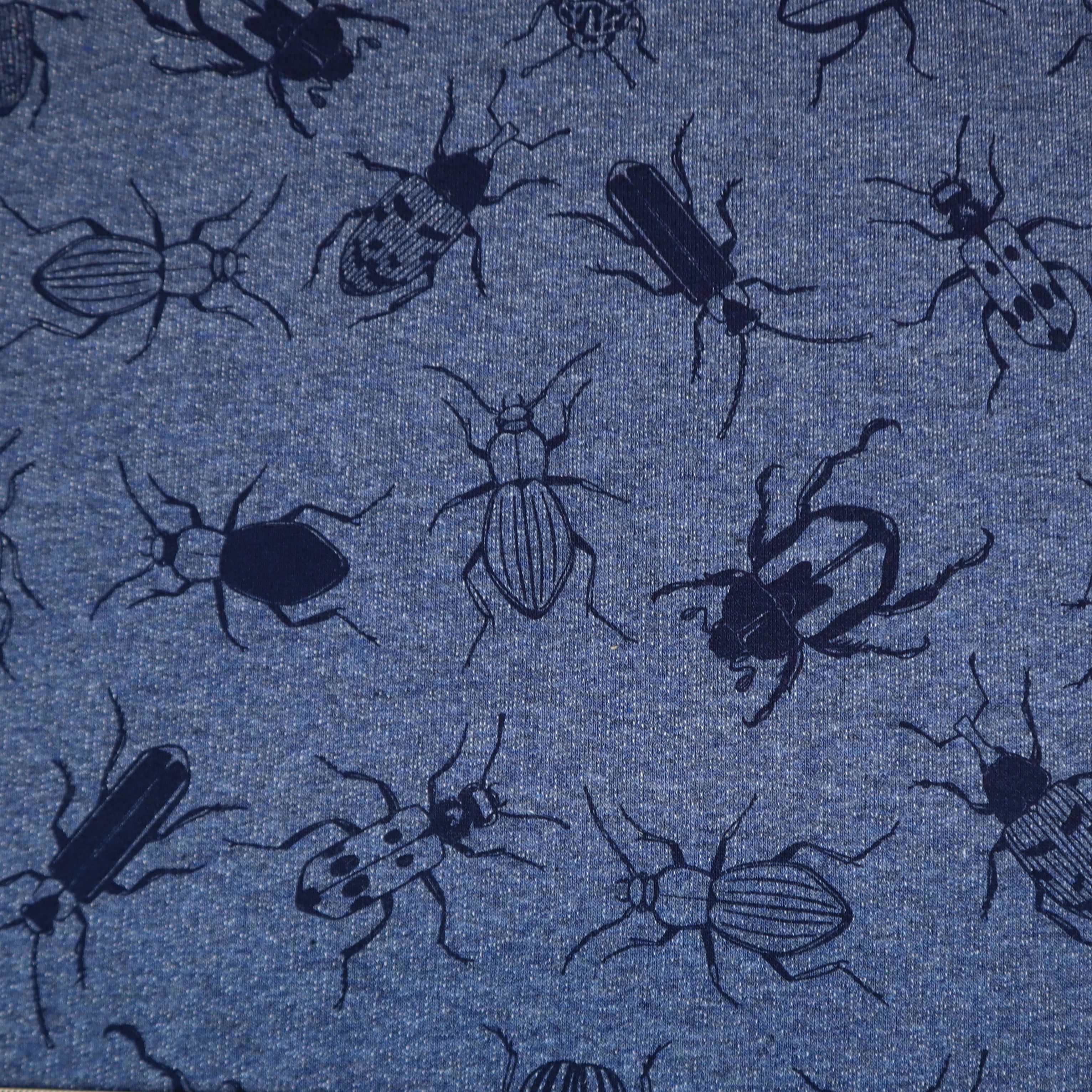 French Terry in Bug Print