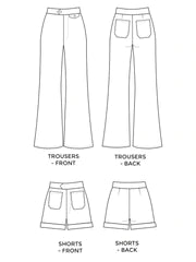 Ladies Trouser Pattern - Jessa From Tilly And The Buttons