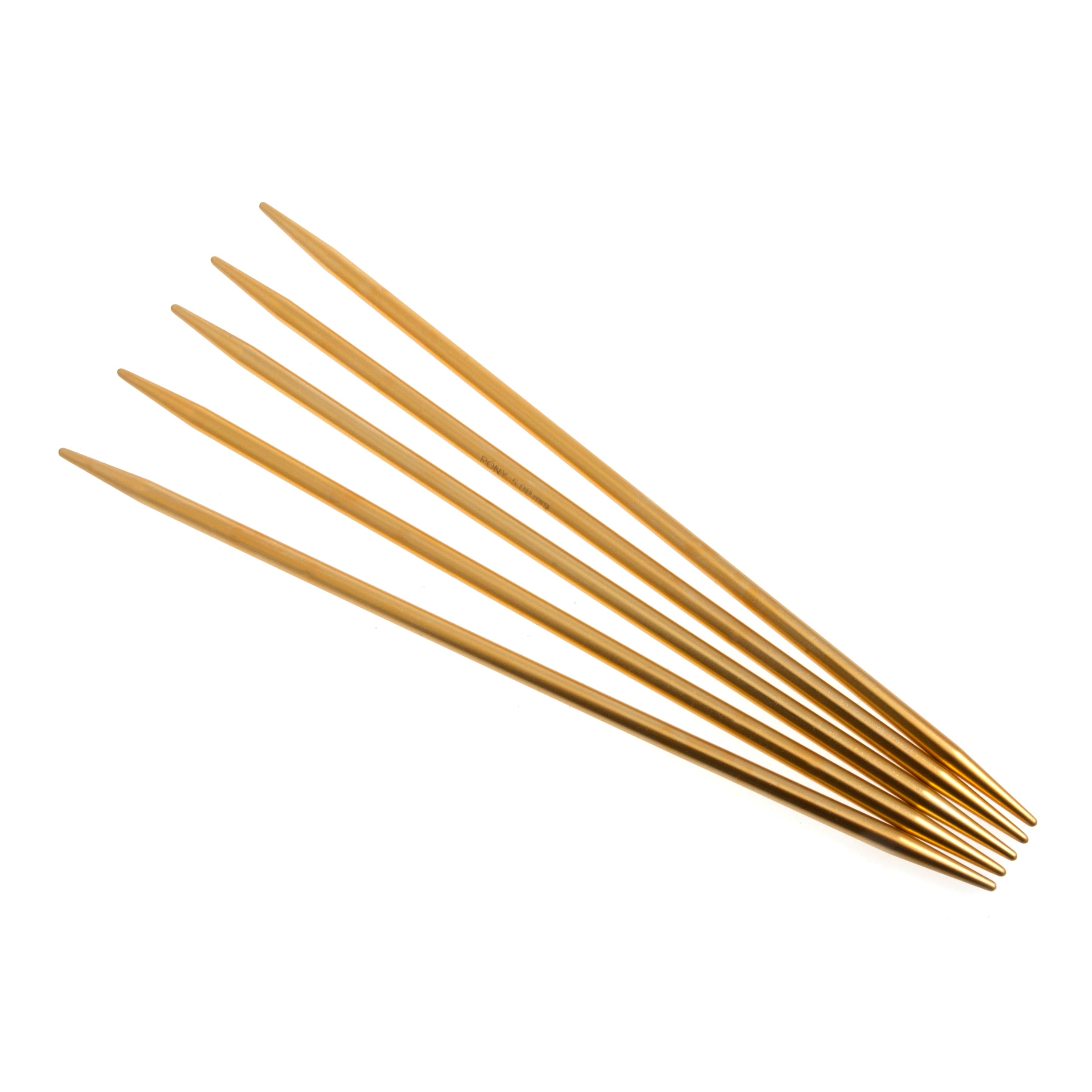 Pony Double-Point Coloured Knitting Needles-Set Of Five 5.00mm