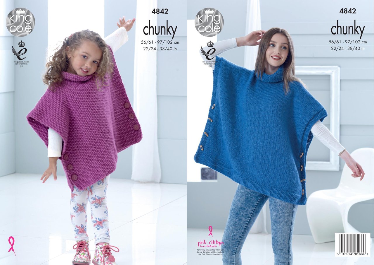 King Cole 4842 - Chunky - Tabards for Children and Adults