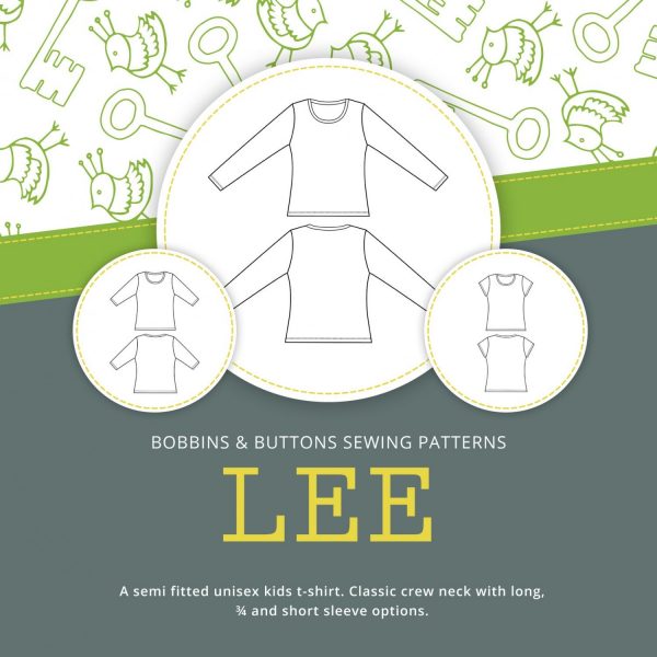 Children's T-shirt Pattern - Lee From Bobbins and Buttons