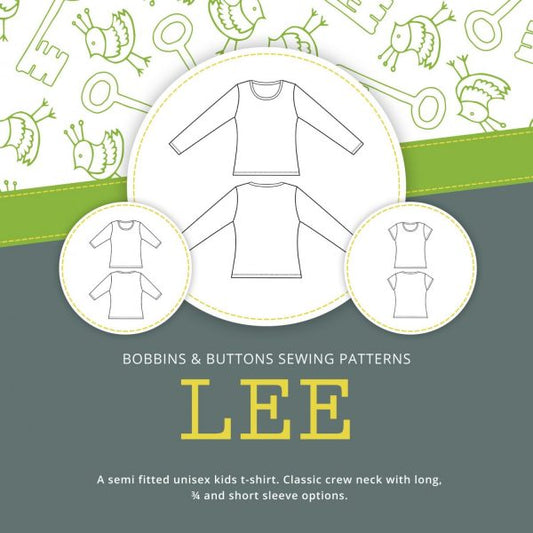Children's T-shirt Pattern - Lee From Bobbins and Buttons