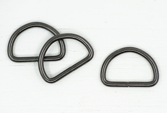 25mm D-ring Gun Metal