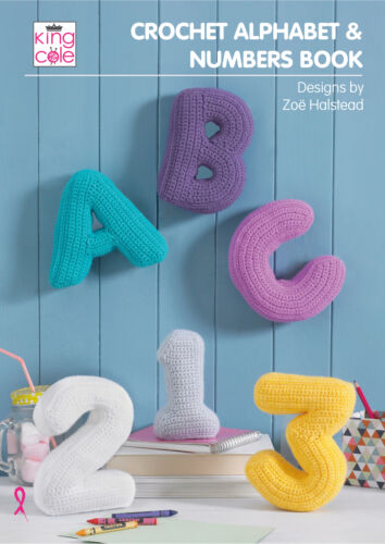 King Cole Crochet Alphabet and Numbers Book